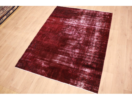 Vintage Teppich moderner Orientteppich Rot 235x176 cm