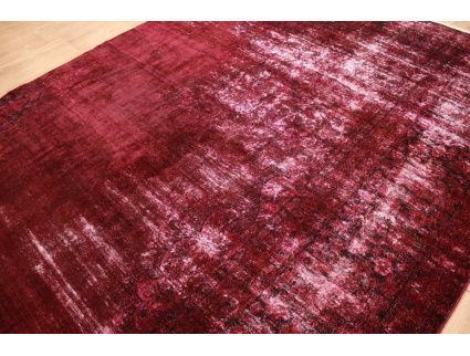 Vintage Teppich moderner Orientteppich Rot 235x176 cm