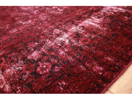 Vintage Teppich moderner Orientteppich Rot 235x176 cm