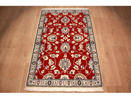Persian carpet Nain 141x91 cm red