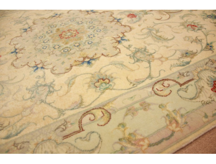 Perserteppich Täbriz mit Seide 408x89 cm Läufer